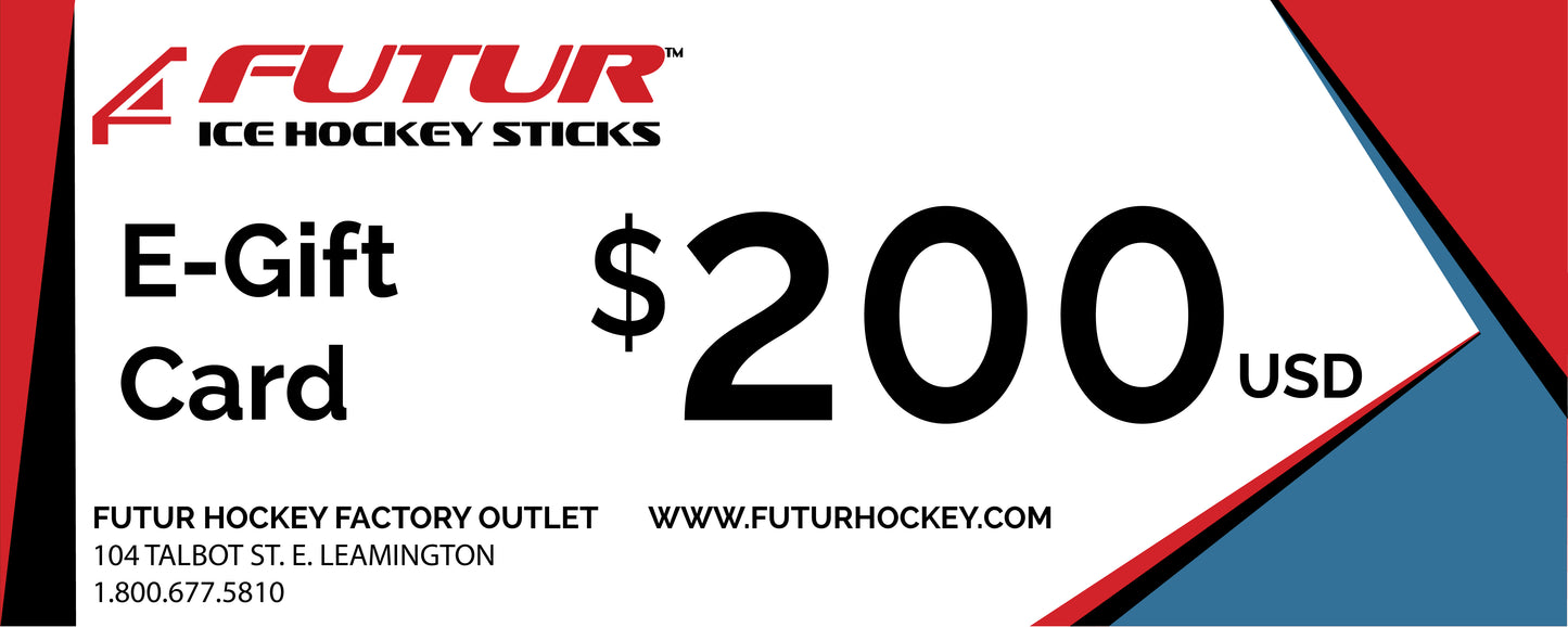 FUTUR HOCKEY E-GIFT CARDS